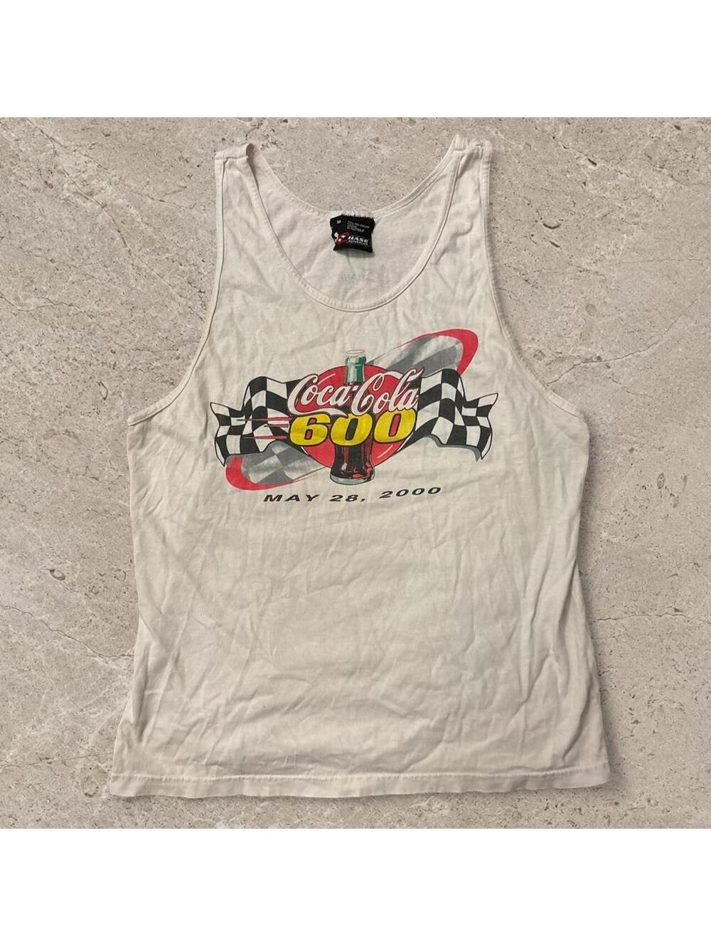 Fire Y2K women’s vintage 1990s Nascar tank top.